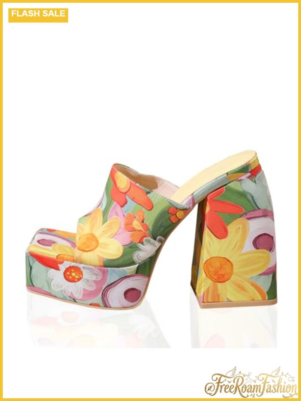 Chunky Platform Bohemian Wedge Sandals Faux Leather Buckle